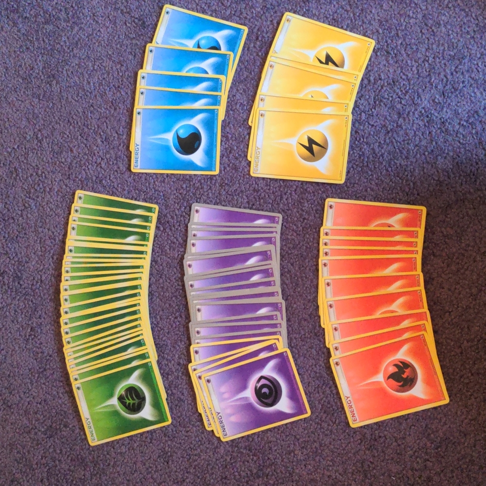 Pokemon cards Ruby Sapphire set energies (2004 - 2005)